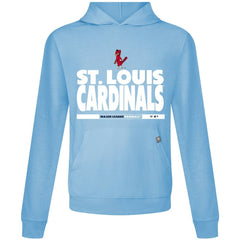St. Louis Cardinals Levelwear Relay Center Stage Long Sleeve Hooded T-Shirt - MLB