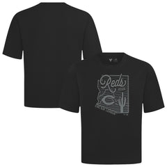 Cincinnati Reds Levelwear Sunrise Luxe Signature Knit T-Shirt - MLB