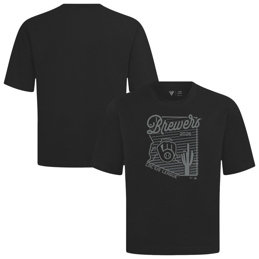 Milwaukee Brewers Levelwear Sunrise Luxe Signature Knit T-Shirt - MLB