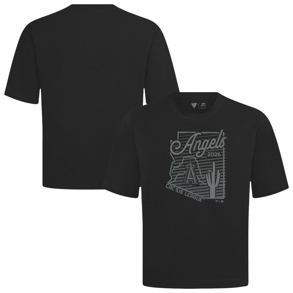 Los Angeles Angels Levelwear Sunrise Luxe Signature Knit T-Shirt - MLB