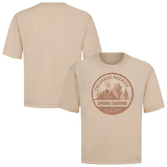 Colorado Rockies Levelwear Spring Training Badge Luxe Signature Knit T-Shirt - MLB