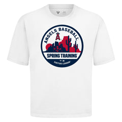 Los Angeles Angels Levelwear Spring Training Badge Luxe Signature Knit T-Shirt - MLB