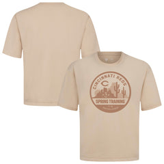 Cincinnati Reds Levelwear Spring Training Badge Luxe Signature Knit T-Shirt - MLB