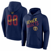 Denver Nuggets Big & Tall Hustle Personalized Name & Number Hoodie Navy - NBA