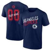 LA Clippers Big & Tall Hustle Personalized Name & Number T-Shirt Navy - NBA