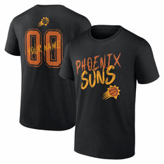 Phoenix Suns Big & Tall Hustle Personalized Name & Number T-Shirt Black - NBA