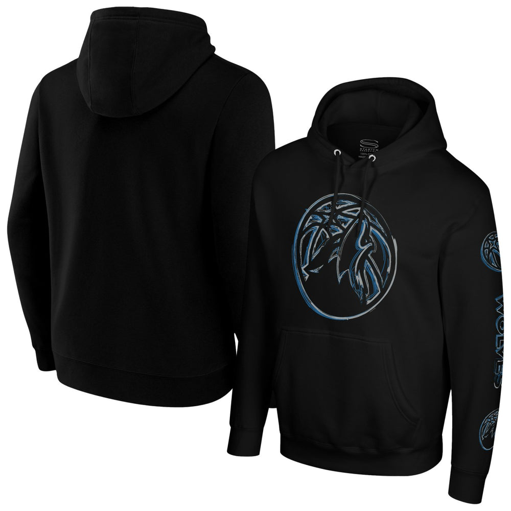 Minnesota Timberwolves Stadium Essentials Unisex Elementized Ride Hoodie Black - NBA