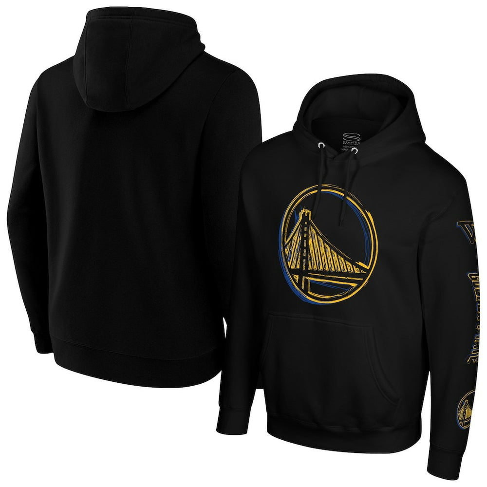 Golden State Warriors Stadium Essentials Unisex Elementized Ride Hoodie Black - NBA