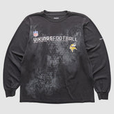 Minnesota Vikings Reebok 2000s Long Sleeve T-shirt Black Vintage | Fanatics
