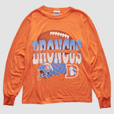 Denver Broncos NFL 90s Long Sleeve T-shirt Orange Vintage | Fanatics