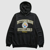 Pittsburgh Steelers NFL 2000s Hooded Pullover Sweatshirt Black Vintage | Fanatics