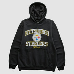 Pittsburgh Steelers NFL 2000s Hooded Pullover Sweatshirt Black Vintage | Fanatics