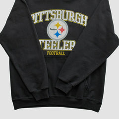 Pittsburgh Steelers NFL 2000s Hooded Pullover Sweatshirt Black Vintage | Fanatics