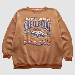 Denver Broncos Tultex 1997 Pullover Sweatshirt Brown Vintage | Fanatics