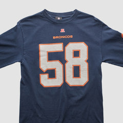 Denver Broncos NFL 2010s Long Sleeve T-shirt Navy Vintage | Fanatics
