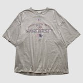 New England Patriots Reebok 2002 T-shirt Heather Gray Vintage | Fanatics