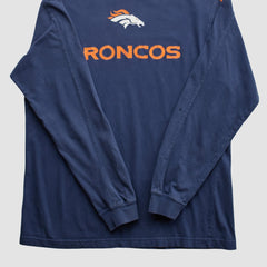 Denver Broncos NFL 2000s Long Sleeve T-shirt Navy Vintage | Fanatics