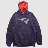 New England Patriots NFL 2000s Hooded Pullover Sweatshirt Navy Vintage | Fanatics