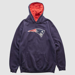 New England Patriots NFL 2000s Hooded Pullover Sweatshirt Navy Vintage | Fanatics