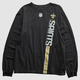 New Orleans Saints Reebok 2000s Long Sleeve T-shirt Black Vintage | Fanatics