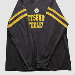 Pittsburgh Steelers 2000s Long Sleeve T-shirt Black Vintage | Fanatics