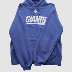 New York Giants Reebok 2000s Hooded Pullover Sweatshirt Blue Vintage | Fanatics