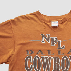 Dallas Cowboys Trench 90s T-shirt Orange Vintage | Fanatics