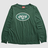 New York Jets NFL 2000s Long Sleeve T-shirt Green Vintage | Fanatics