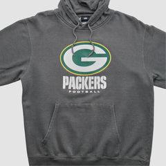 Green Bay Packers NFL 2010s Hooded Pullover Sweatshirt Charcoal Vintage | Fanatics
