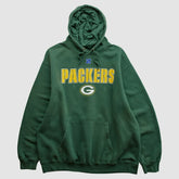 Green Bay Packers NFL 2010s Hooded Pullover Sweatshirt Green Vintage | Fanatics