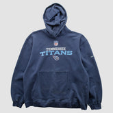 Tennessee Titans Reebok 2000s Hooded Pullover Sweatshirt Navy Vintage | Fanatics