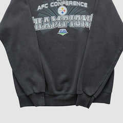 Pittsburgh Steelers NFL 2008 Pullover Sweatshirt Charcoal Vintage | Fanatics