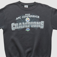 Pittsburgh Steelers NFL 2008 Pullover Sweatshirt Charcoal Vintage | Fanatics