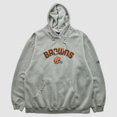 Cleveland Browns NFL 2000s Hooded Pullover Sweatshirt Heather Gray Vintage | Fanatics