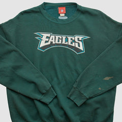Philadelphia Eagles NFL 2000s Pullover Sweatshirt Green Vintage | Fanatics