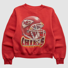 Kansas City Chiefs Lee Apparel 90s Pullover Sweatshirt Red Vintage | Fanatics