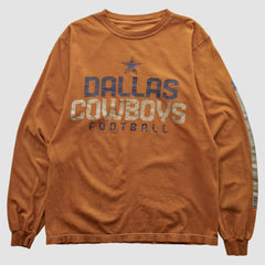 Dallas Cowboys Team Edition Apparel 2000s Long Sleeve T-shirt Orange Vintage | Fanatics