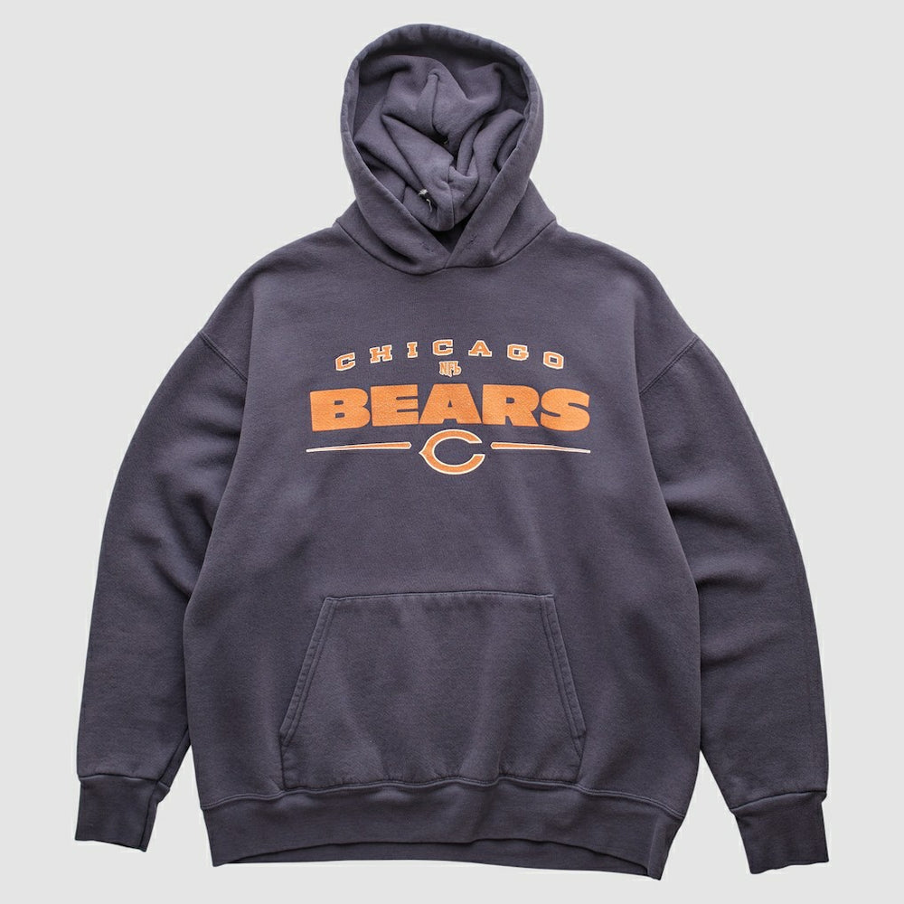 Chicago Bears NFL 2000s Hooded Pullover Sweatshirt Charcoal Vintage | Fanatics