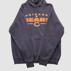 Chicago Bears NFL 2000s Hooded Pullover Sweatshirt Charcoal Vintage | Fanatics
