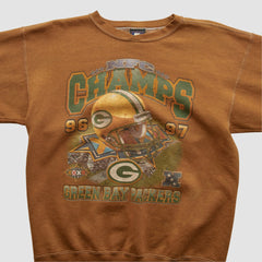 Green Bay Packers Starter 1997 Pullover Sweatshirt Brown Vintage | Fanatics
