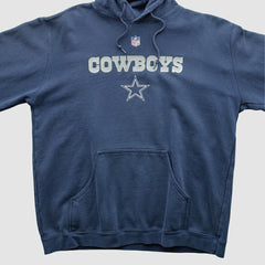Dallas Cowboys Reebok 2000s Hooded Pullover Sweatshirt Navy Vintage | Fanatics