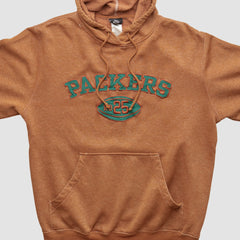 Green Bay Packers Reebok 2010s Hooded Pullover Sweatshirt Brown Vintage | Fanatics