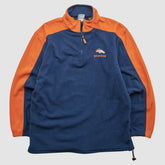 Denver Broncos NFL 2000s 1/4 Zip Sweatshirt Navy Vintage | Fanatics