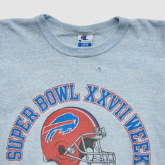 Buffalo Bills Champion 1993 T-shirt Heather Gray Vintage | Fanatics
