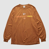 Kansas City Chiefs NFL 2000s Long Sleeve T-shirt Brown Vintage | Fanatics