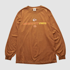 Kansas City Chiefs NFL 2000s Long Sleeve T-shirt Brown Vintage | Fanatics