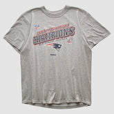 New England Patriots Reebok 2011 T-shirt Heather Gray Vintage | Fanatics
