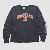 Cincinnati Bengals NFL 2010s Long Sleeve T-shirt Charcoal Vintage | Fanatics