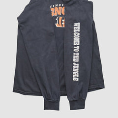 Cincinnati Bengals NFL 2010s Long Sleeve T-shirt Charcoal Vintage | Fanatics