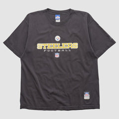 Pittsburgh Steelers Reebok 2000s T-shirt Black Vintage | Fanatics